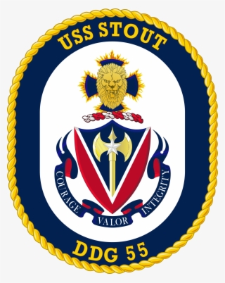 Family Crest - Uss Stout Ddg 55 Symbol