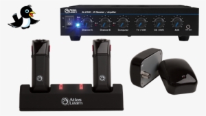 Atlas Learn Dual Magpie Wireless Mic And Dual Ir Dome - Atlas Soundolier Magpie2-1 Audio Classroom Kit