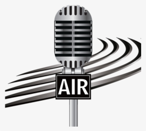 radio microphone on air