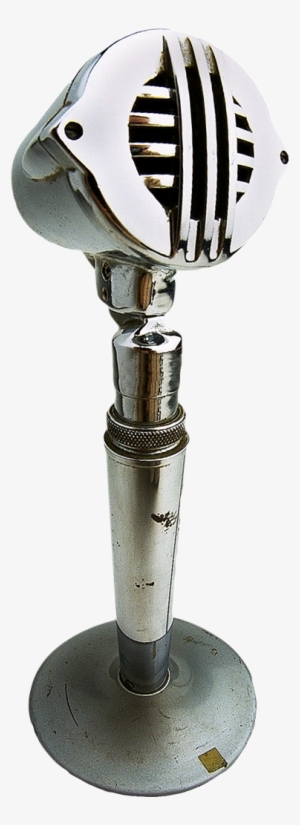 Retro Microphone On Stand Png Image - Microphone