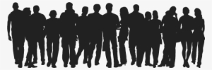 Crowd Png - Group People Silhouette Png