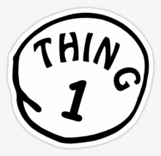 Thing 1 And Thing 2 Logo Transparent - Png Thing 1 And 2 Png