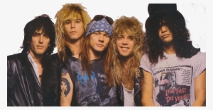 Guns N' Roses Group Png - Young Guns N Roses