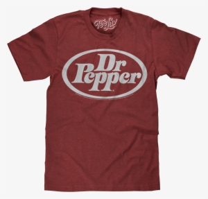Dr Pepper Oval Logo On Crimson