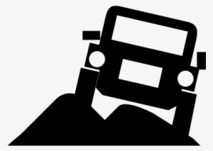 Four-wheel Drive On Mountain Vector - Offroad Icon Png