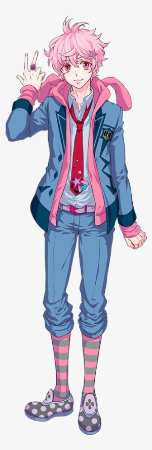 Anime Boy, Pink Hair Omg He Reminds Me Of Genderbend - Anime Png Male Pink