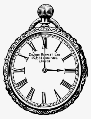 Png Black And White Stock Vintage Masculine Pinterest - Vintage Clock Drawing