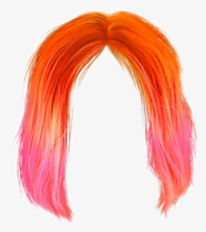 Wig Transparent Orange
