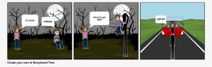 The Slender Man - Cartoon