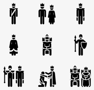 Royalty Pictograms - King And Queen Icon