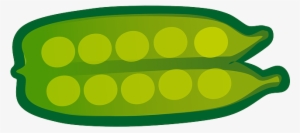 Vegetable Clipart Pea - Dibujos De Vegetales A Colores