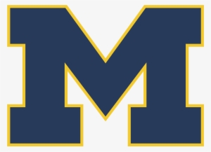 Michigan Wolverines Logo Png Transparent - Michigan Wolverines Block M
