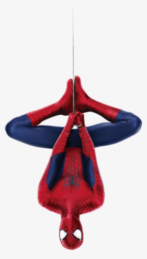 Spiderman Background Png Spider Man - Spiderman Hanging Upside Down Clipart