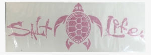 Pink Salt Life Surf Sticker Turtle Decal - Salt Life Sea Turtle