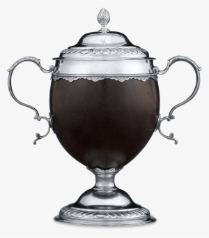 George Iii Silver Mounted Coconut Cup - Ceramic