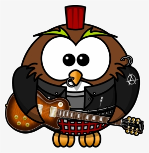 Clipart Barn Owl - Punk Owl Cartoon