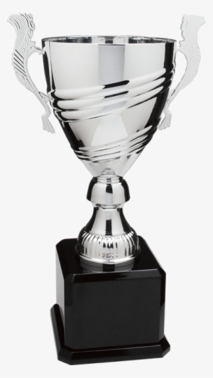 Jumbo Silver Metal Cup Trophy On A Black Royal Piano - Trophy