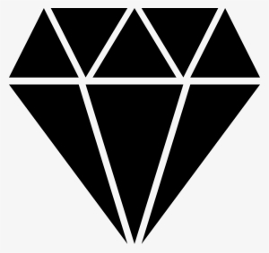 Diamond Svg Png Icon Free Download - Diamond Icon White Png