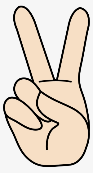 Peace Fingers Clipart 2 By Thomas - Clip Art Peace Sign Hand