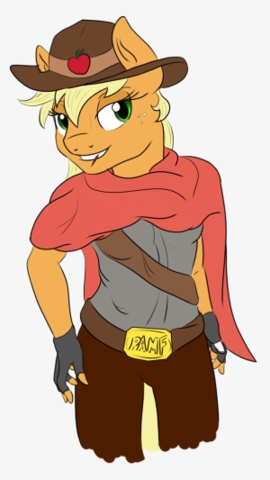 Anthro, Applejack, Artist - Cartoon