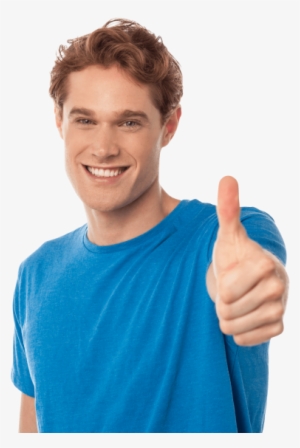 Free Png Men Pointing Thumbs Up Png Images Transparent - Man Thumbs Up Png