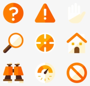 Interface - Iconos Naranjas Png