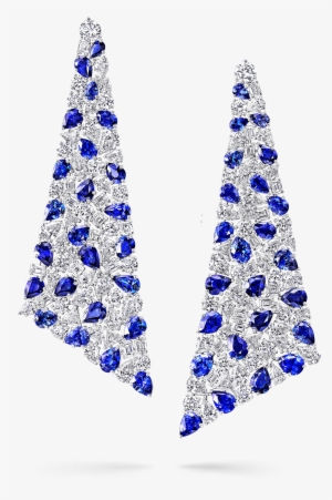 Graff High Jewellery Sapphire And Diamond Triangle - Sapphire