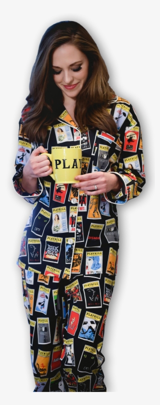 The Black Playbill Pajamas For Women - Playbill Pajamas