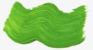 Green Brush Stroke - Green Smudge Png
