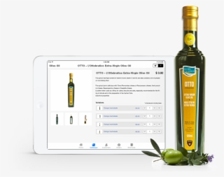 Sarafino - Sales App - Glass Bottle
