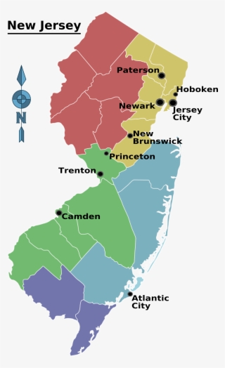 New Jersey Regions Map