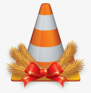 Cone With Floral Christmas Arrangement - Vlc Media Player Free Download
