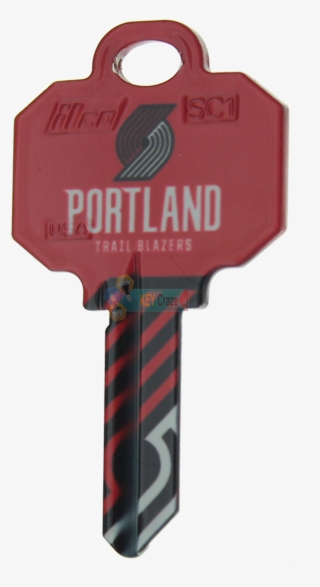 Sc1 Nba Portland Trail Blazers - Key Blank Schlage