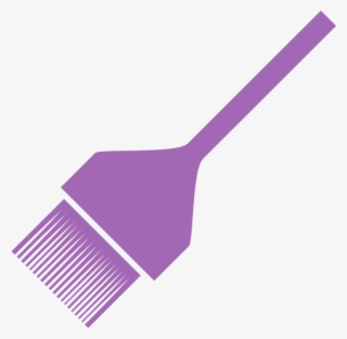 003 Brush Tool Purp - Hair Color Brush Transparent