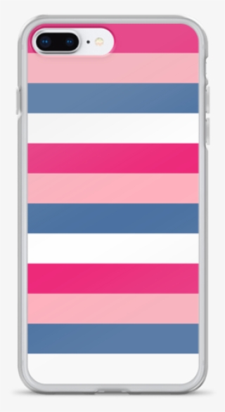 Pink And Blue Stripe Iphone Case - Iphone