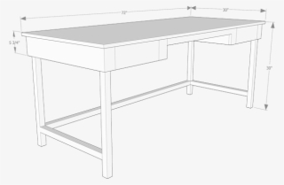 Black Lab Top Desk With Walnut, Pecan, Oak Drawers - Sofa Tables