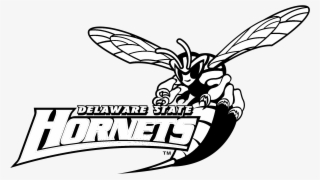 Delaware State Hornets Logo Black And White - Delaware State University