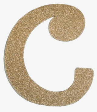Png Gold Letter C Clip Art Freeuse Stock - Gold Glitter Letter C
