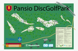 Pansio Turku Ratakartta 2014 - Pansio Disc Golf Park