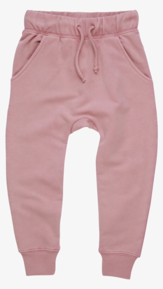 Rock Your Kid Drop Crutch Pants In Pink - Trousers