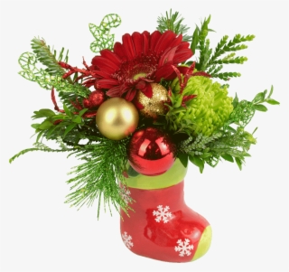 stocking stuffer bouquet - christmas stocking