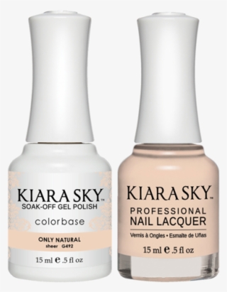Kiara Sky Gel Polish Nail Lacquer, Gn 492, Only-natura, - Kiara Sky Dip Powder Chit Chat