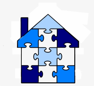 Puzzle Pieces Of A House