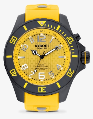 Kyboe! Men's Stainless Steel & Silicone Strap Watch