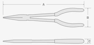 11 Inch Long Reach Duckbill Pliers - Spoon