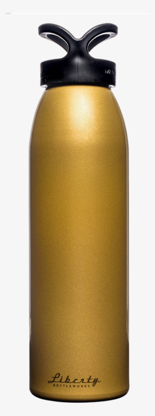 Water Bottle Aluminum Gold