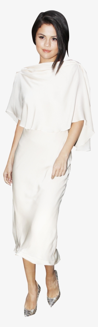 Selena Gomez White Dress, Dress Png - Portable Network Graphics