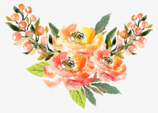 0℃素材41 Flower Patterns, Pattern Flower, Orange Flowers, - 5'x7'area Rug