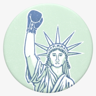 Boss Lady Liberty - Popsockets Popgrip None