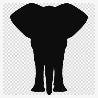 Silhouette Vector Elephant Clipart African Elephant - Clip Art
